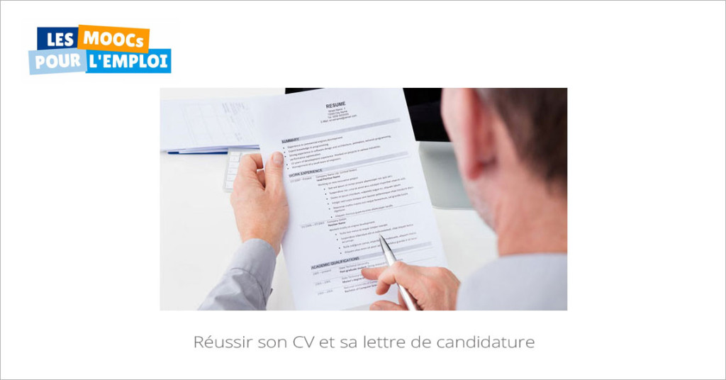 R Ussir Son Cv Et Sa Lettre De Candidature Mooc Francophone