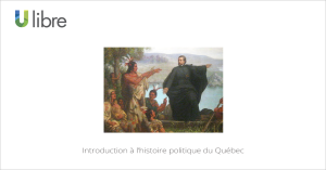 MOOC Introduction à l’histoire politique du Québec