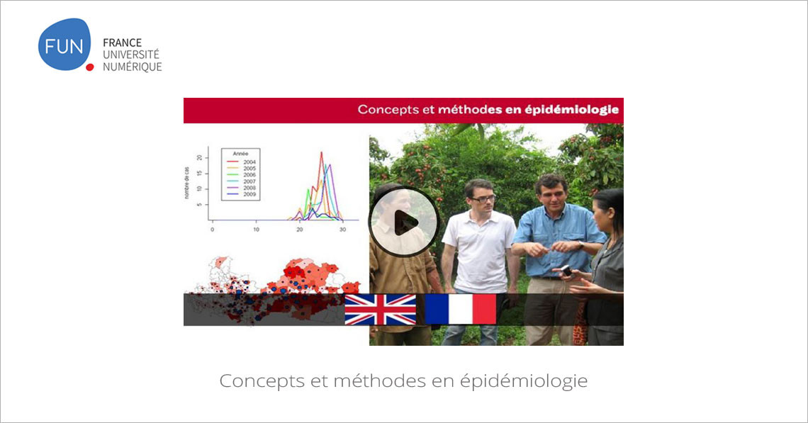 MOOC Concepts et méthodes en épidémiologie