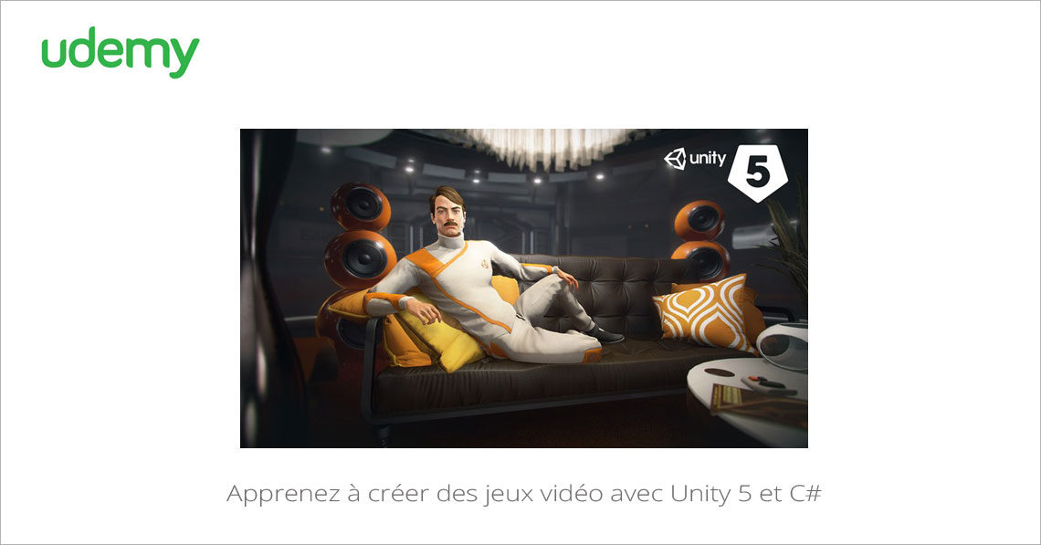 Apprenez à créer des jeux vidéo avec Unity 5 et C#